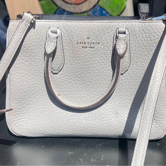 Kate Spade Gray purse - Picture 1 of 5